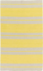 Montevallo Modern Bright Yellow/White Area Rug