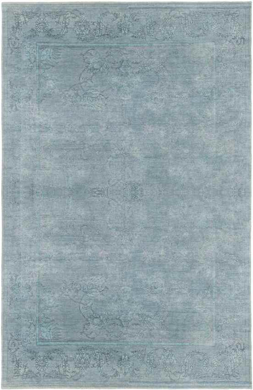 Notasulga Traditional Blue Area Rug