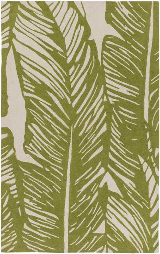 Barnet Coastal Olive/Beige Area Rug
