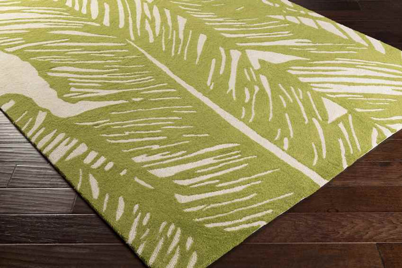 Barnet Coastal Olive/Beige Area Rug
