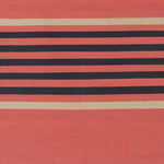 Oden Modern Coral/Ink/Light Gray Area Rug