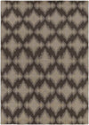 Omaha Modern Charcoal/Light Gray Area Rug