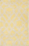 Ophir Modern Bright Yellow/Beige Area Rug