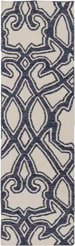 Ophir Modern Ivory/Navy Area Rug