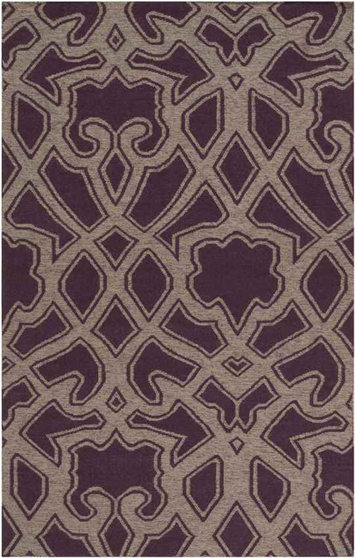 Ophir Modern Gray/Purple Area Rug