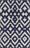 Oppelo Modern Beige/Navy Area Rug