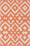 Oppelo Modern Ivory/Poppy Area Rug