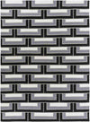 Opelika Modern Black/Grey Area Rug