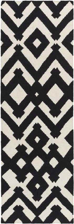 Oppelo Modern Charcoal/Beige Area Rug