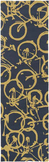 Ordway Modern Black/Gold Area Rug