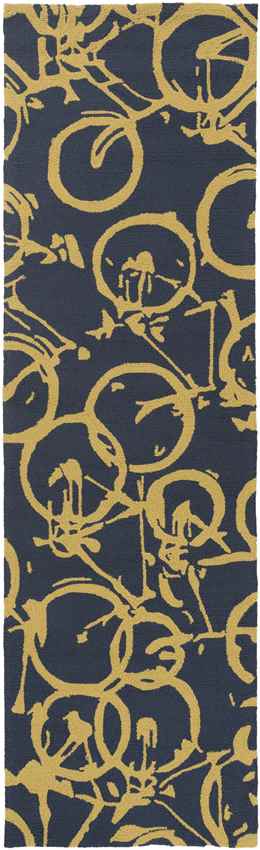 Ordway Modern Black/Gold Area Rug