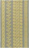 Orinda Modern Black/Medium Gray Area Rug