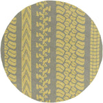 Orinda Modern Black/Medium Gray Area Rug