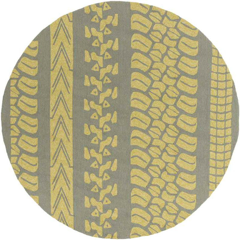 Orinda Modern Black/Medium Gray Area Rug