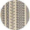 Orinda Modern Khaki/Charcoal Area Rug