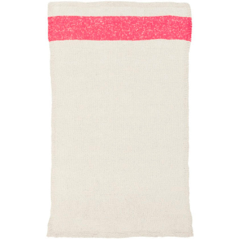 Ozan Modern Khaki/Bright Pink Area Rug