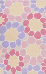 Paonia Modern Pink/Purple/Yellow Area Rug