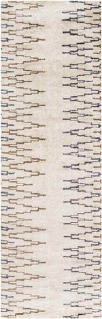 Parlier Modern Khaki/White Area Rug