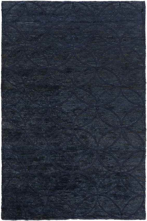 Peoria Global Dark Blue Area Rug