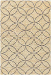 Peoria Global Beige Area Rug