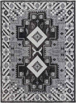 Plainview Modern Gray/Black Area Rug