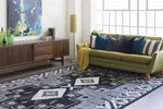 Plainview Modern Gray/Black Area Rug