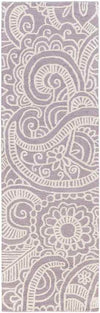 Platinum Modern Purple Area Rug