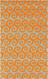 Pritchett Modern Burnt Orange Area Rug