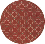 Oostwold Modern Burgundy Area Rug