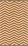 Quitman Modern Burnt Orange Area Rug