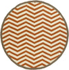 Quitman Modern Burnt Orange Area Rug