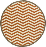 Quitman Modern Burnt Orange Area Rug