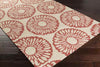 Ramah Modern Ivory/Rust Area Rug
