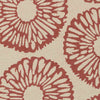 Ramah Modern Ivory/Rust Area Rug