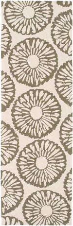 Ramah Modern Beige/Olive Area Rug