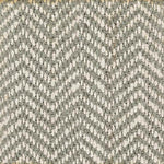 Orane Global Jute/Sisal Medium Gray/Cream Chevron Area Rug