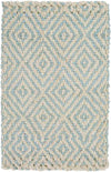 Orson Global Jute/Sisal Aqua/Cream Area Rug