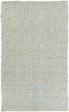 Orson Global Jute/Sisal Aqua/Cream Area Rug