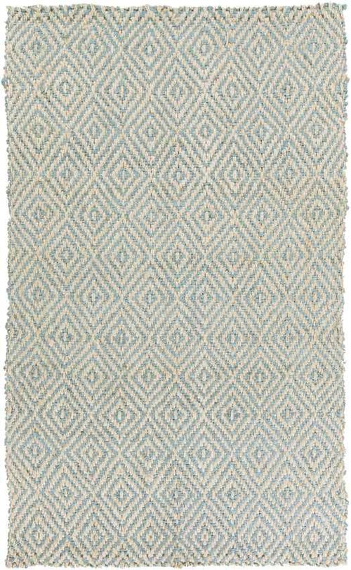 Orson Global Jute/Sisal Aqua/Cream Area Rug