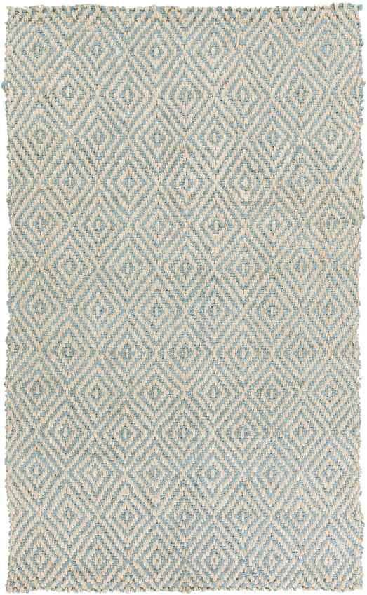 Orson Global Jute/Sisal Aqua/Cream Area Rug