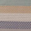 Reyno Modern Blue/Gray/Orange Area Rug