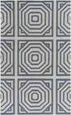 Rosa Modern Gray/Teal Area Rug