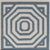 Rosa Modern Gray/Teal Area Rug