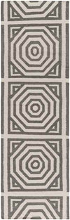 Rosa Modern Gray/Ivory Area Rug