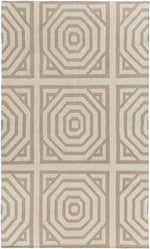 Rosa Modern Ivory Area Rug