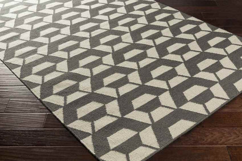 Rosemead Modern Light Gray/Ivory Area Rug