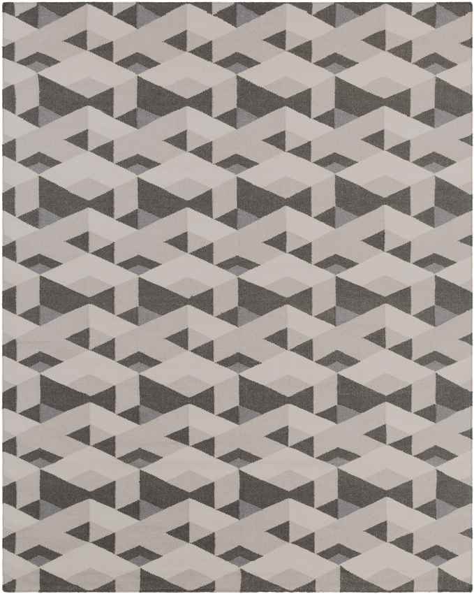 Rosston Modern Gray/Ivory Area Rug