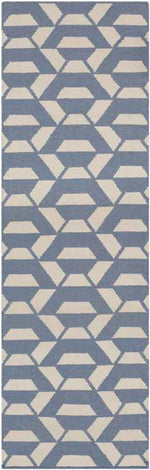 Rosemead Modern Gray/Teal Area Rug
