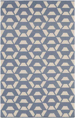 Rosemead Modern Gray/Teal Area Rug