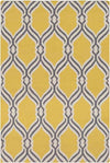 Roopville Modern Bright Yellow Area Rug